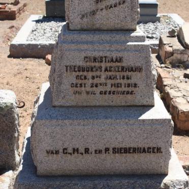 ACKERMANN Christiaan Theodorus 1861-1912