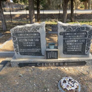 CILLIERS Thomas Burtt Bayly 1902-1962 &amp; Stella Louisa D’OLIVEIRA 1905-1986
