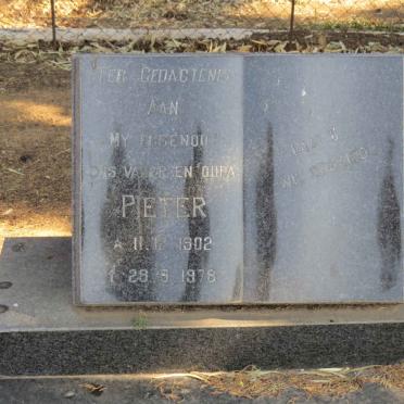 GOUWS Pieter 1902-1978 &amp; Hendrika 1905-1992
