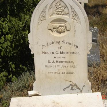 MORTIMER Helen C. -1921