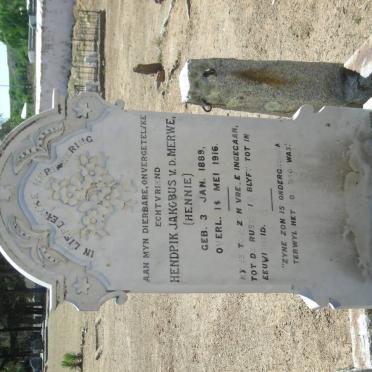 MERWE Hendrik Jakobus, v.d. 1889-1916