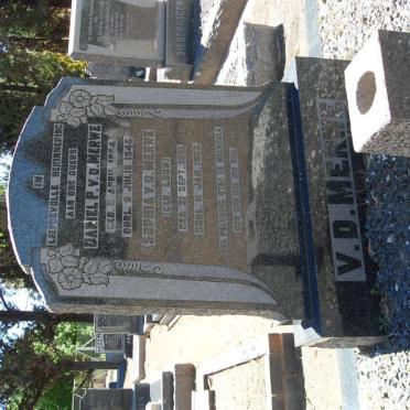 MERWE Daniel P., v.d. 1864-1946 &amp; Sophia LOUW 1861-1953