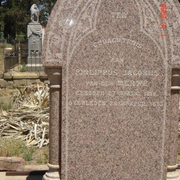 MERWE Philippus Jacobus, van der 181?-1895