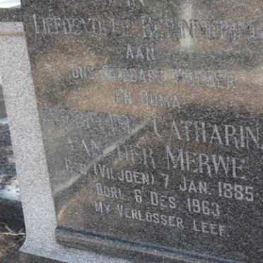 MERWE van der