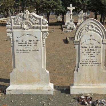 MERWE Petrus, van der 1850-1920 &amp; Helena Margaretha NAUDE 1855-1932