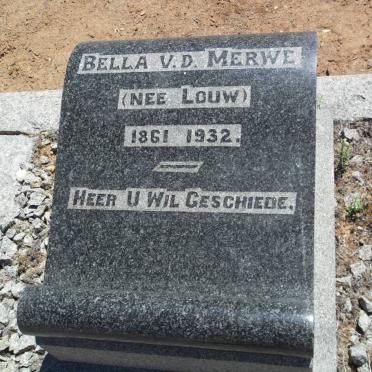 MERWE Bella, v.d. nee LOUW 1861-1932
