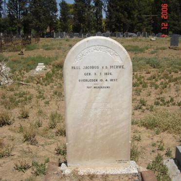 MERWE Paul Jacobus, van der  1826-1897 &amp; Magdalena Maria VOS 1845-1929