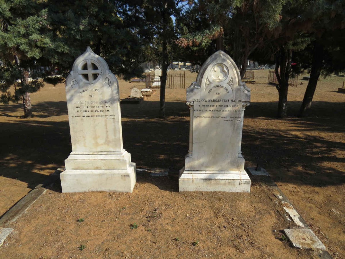 NAUDE Charl Francois 1822-1896 & Helena Margaretha 1829-1900