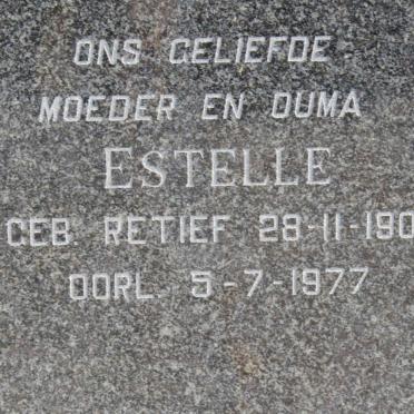NAUDE Johannes Ignatius van Zyl 1901-1965 &amp; Estelle RETIEF 1901-1977