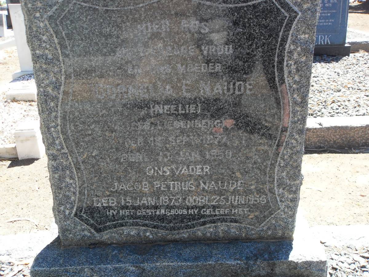 NAUDE Jacob Petrus 1873-1956 & Cornelia E. LIEBENBERG 1877-1950