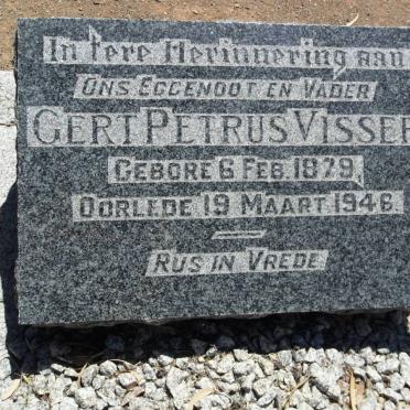 VISSER Gert Petrus 1879-1946