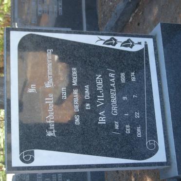 VILJOEN Carel Johannes 1912-1972 &amp; Ira GROBBELAAR 1906-1974