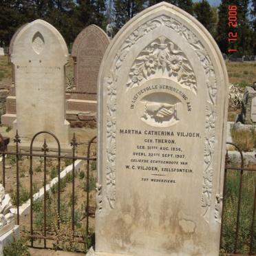 VILJOEN Willem Carel 1851-1913 &amp; Martha Catherina THERON 1856-1907 :: VILJOEN Marian 1904-1905