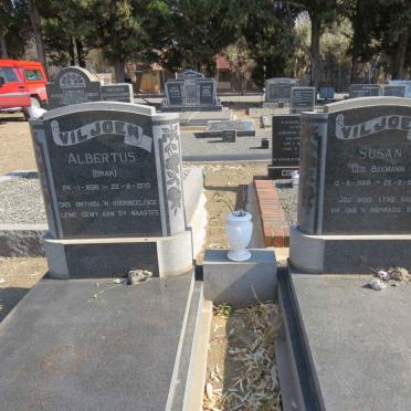 VILJOEN Albertus 1888-1970 &amp; Susan BUXMANN 1888-1966