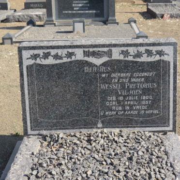 VILJOEN Wessel Pretorius 1900-1957