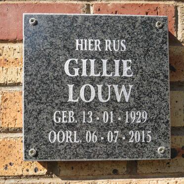 LOUW Gillie 1929-2015