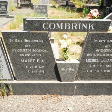 COMBRINK Manie E.A. 1925-1978 :: COMBRINK Michiel Johannes 1957-1990