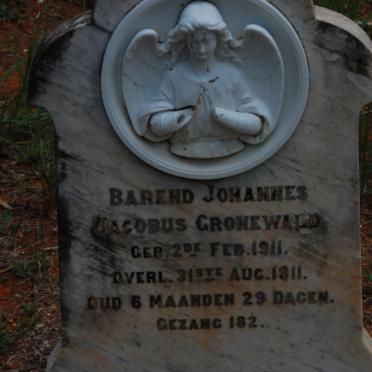 GROENEWALD Barend Johannes Jacobus 1911-1911