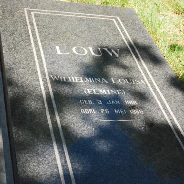 LOUW Wilhelmina Louisa 1918-1985