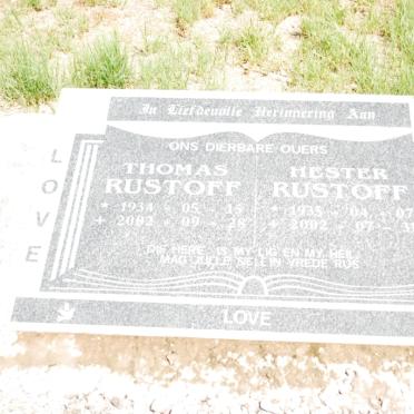 RUSTOFF Thomas ? &amp; Hester ?