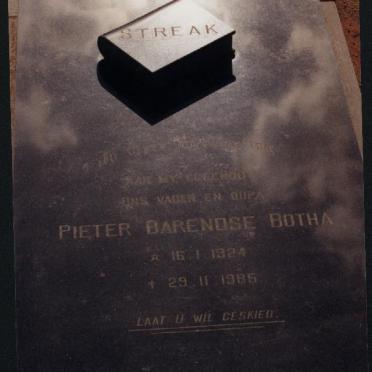 STREAK Pieter Barendse Botha 1924-1985