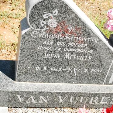 VUUREN Irene Melville, van 1923-2007