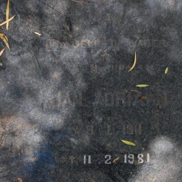 ? Jan Adriaan 1911-1981