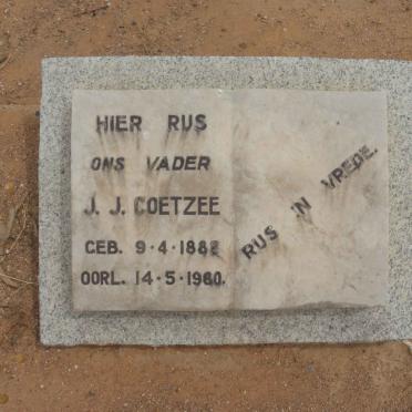 COETZEE J.J. 1882-1960