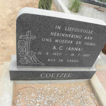 COETZEE A.C. 1920-1967