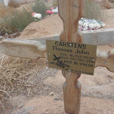 CARSTENS Thomas John 1936-2011