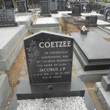 COETZEE Jacobus J.P. 1931-1985
