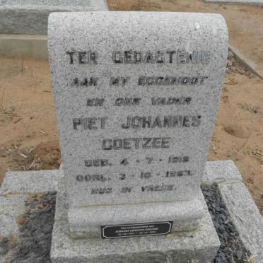 COETZEE Piet Johannes 1912-1963