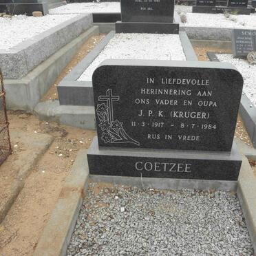 COETZEE J.P.K. 1917-1984