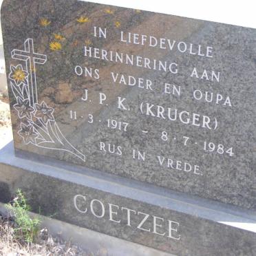 COETZEE J.P.K. 1917-1984