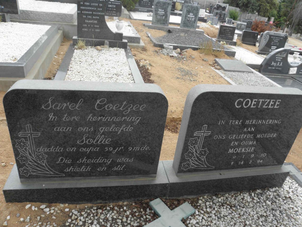 COETZEE Sarel & Moeksie 1930-1994