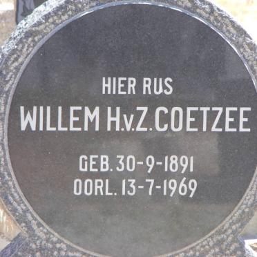 COETZEE Willem H.v.Z. 1891-1969