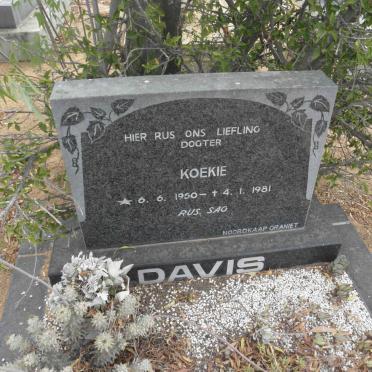 DAVIS Koekie 1950-1981
