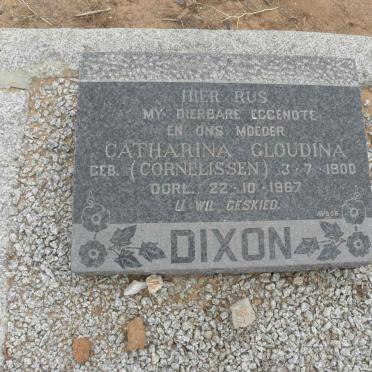 DIXON Catharina Gloudina nee CORNELISSEN 1900-1967