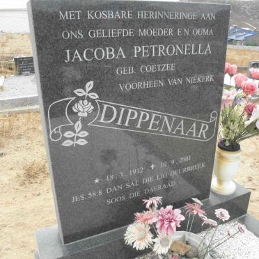 DIPPENAAR Jacoba Petronella 1912-2001