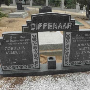 DIPPENAAR Cornelis Albertus 1916-1995 &amp; Johanna Aletta STONE 