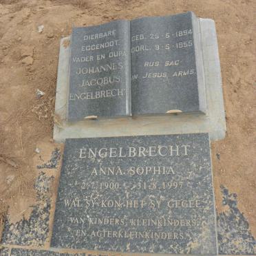ENGELBRECHT Johannes Jacobus 1894-1955 &amp; Anna Sophia 1900-1997