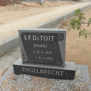 ENGELBRECHT S.F. Du Toit 1935-1989