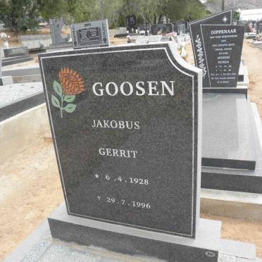 GOOSEN Jakobus Gerrit 1928-1996
