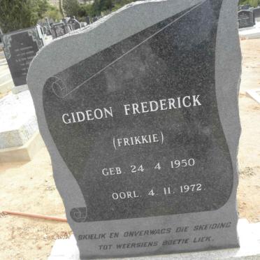 GRAAFF Gideon Frederick 1950-1972