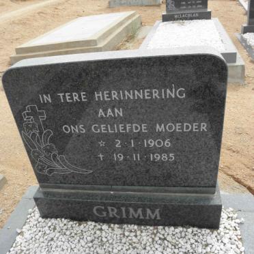 GRIMM 1906-1985