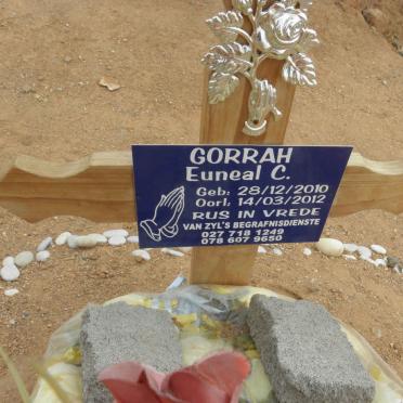GORRAH Euneal C. 2010-2012