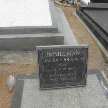 IMMELMAN Jacobus Johannes -1984