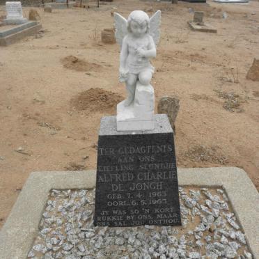 JONGH Alfred Charlie, de 1963-1963