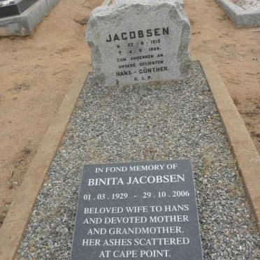 JACOBSEN Hans-Gunther 1913-1969 &amp; Benita 1929-2006
