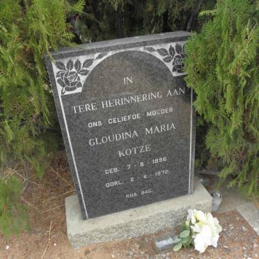 KOTZE Gloudina Maria 1896-1972